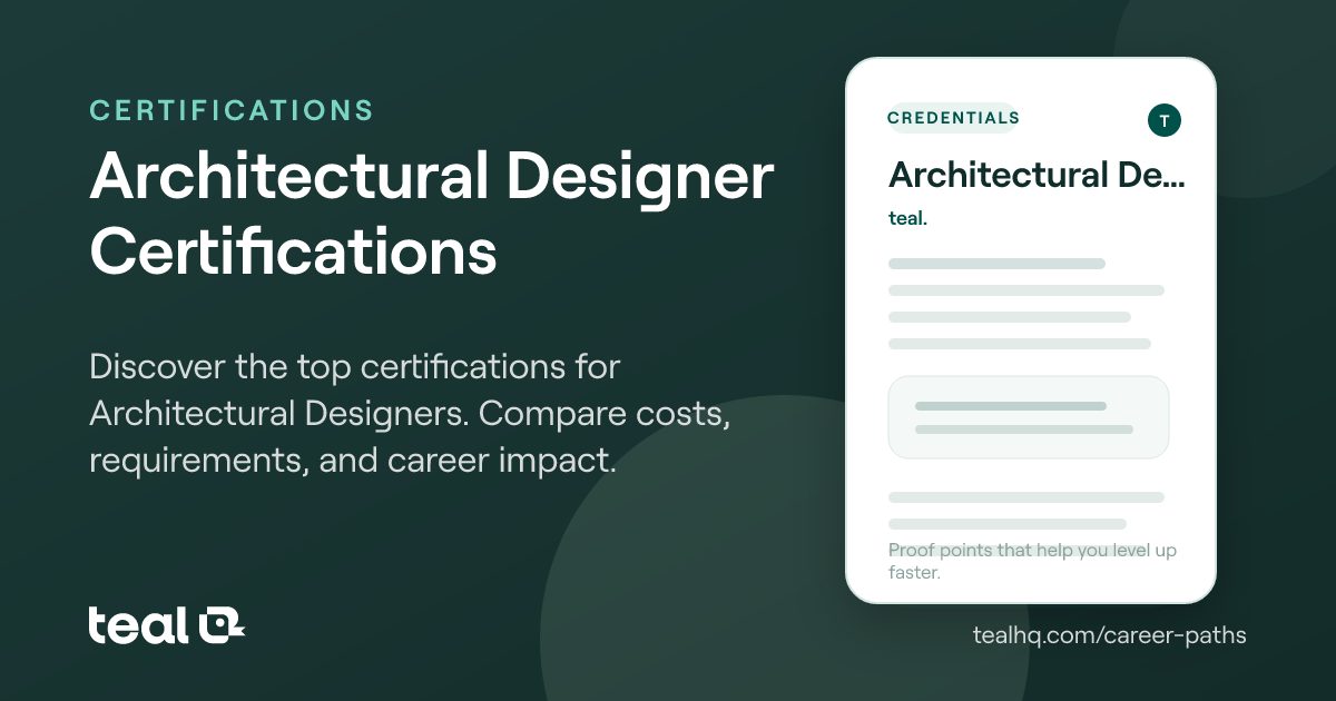 Architectural Designer Certifications: Best Credentials to Advance Your ...