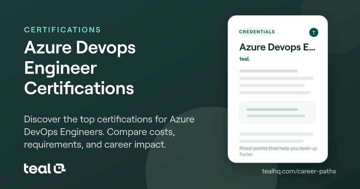 Azure DevOps Engineer Certifications: Best Credentials to Advance Your ...
