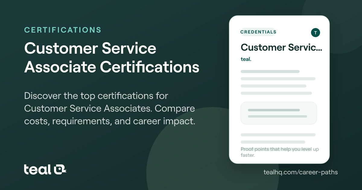 Customer Service Associate Certifications: Best Credentials to Advance ...