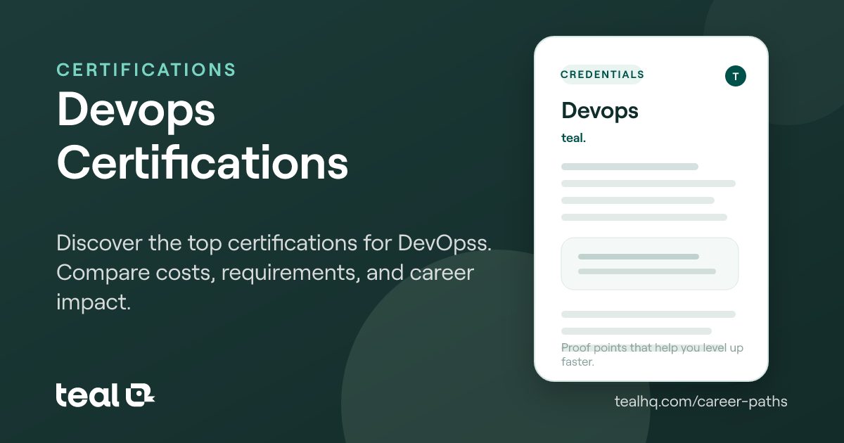 DevOps Certifications: Best Credentials to Advance Your Career | Teal