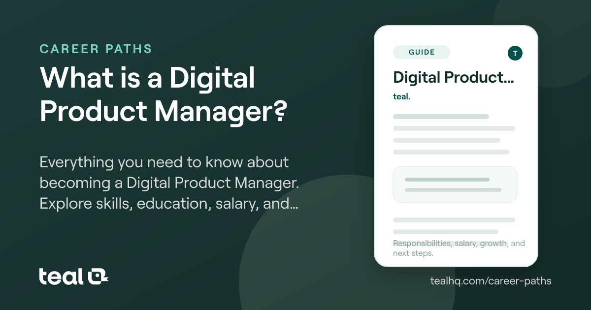 What is a Digital Product Manager? - Career Insights | Teal