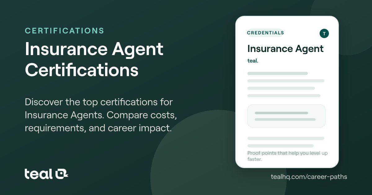 Insurance Agent Certifications: Best Credentials to Advance Your Career ...