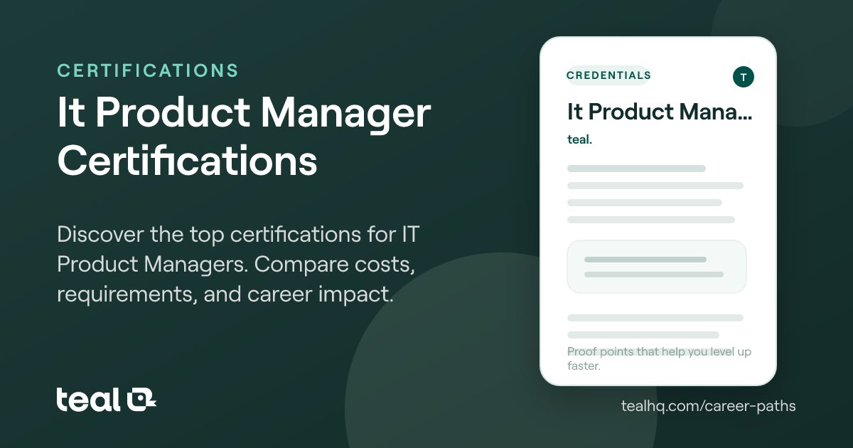 IT Product Manager Certifications: Best Credentials to Advance Your ...