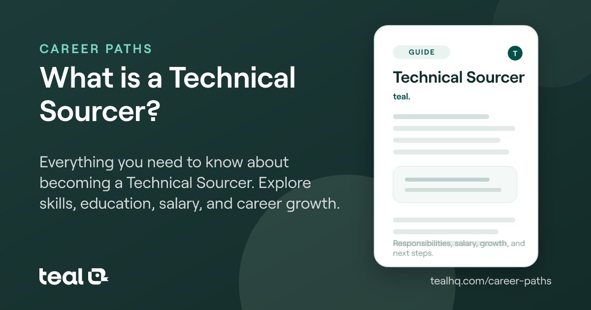 What is a Technical Sourcer? - Career Insights | Teal